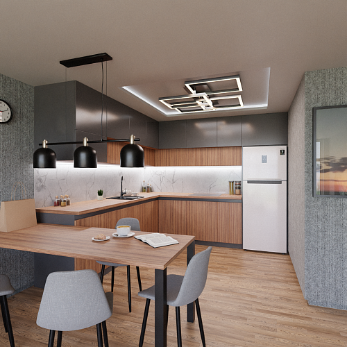 Кухня с мужским характером